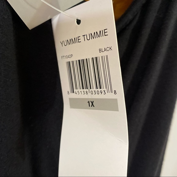 Yummie Tummie Black sleeveless maternity top - Picture 11 of 11